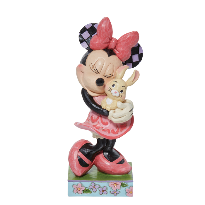 Disney Minnie Holding Bunny by Jim Shore