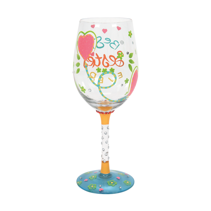 Best Besties Ever Lolita Wine Glass