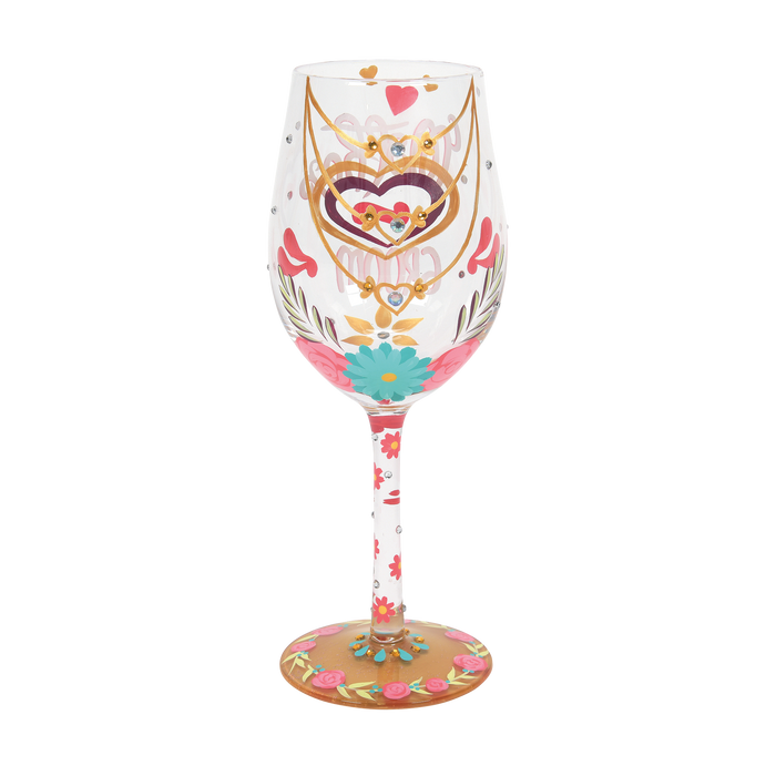 Mother of the Groom Lolita Wine Glass