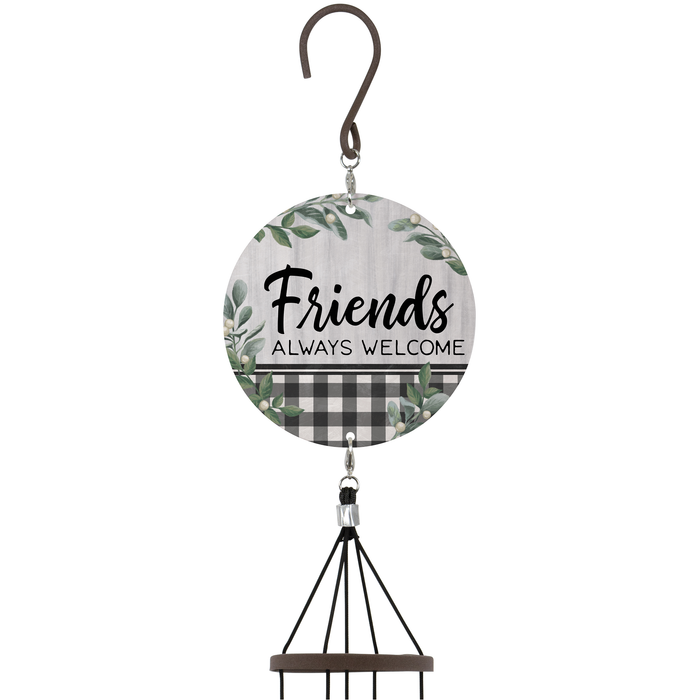 27" "Friends Always Welcome" Picture Perfect Chime