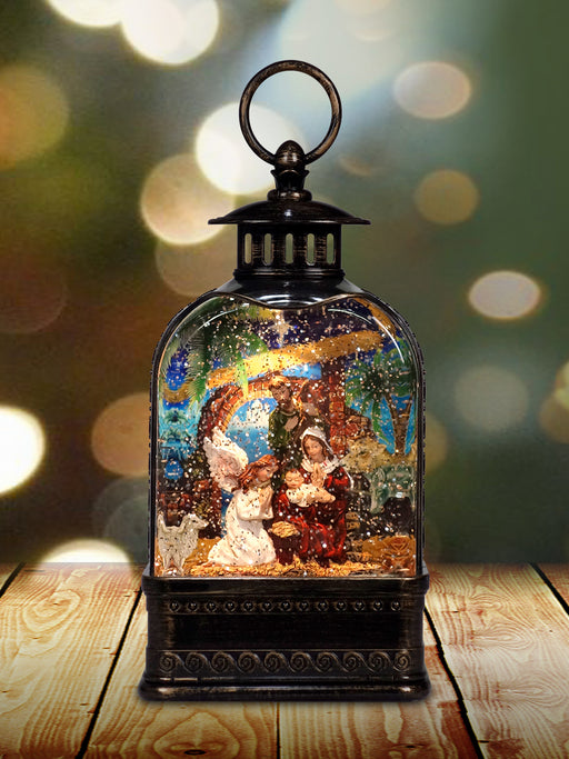 Nativity Dome Glitter Lantern with Sublimation