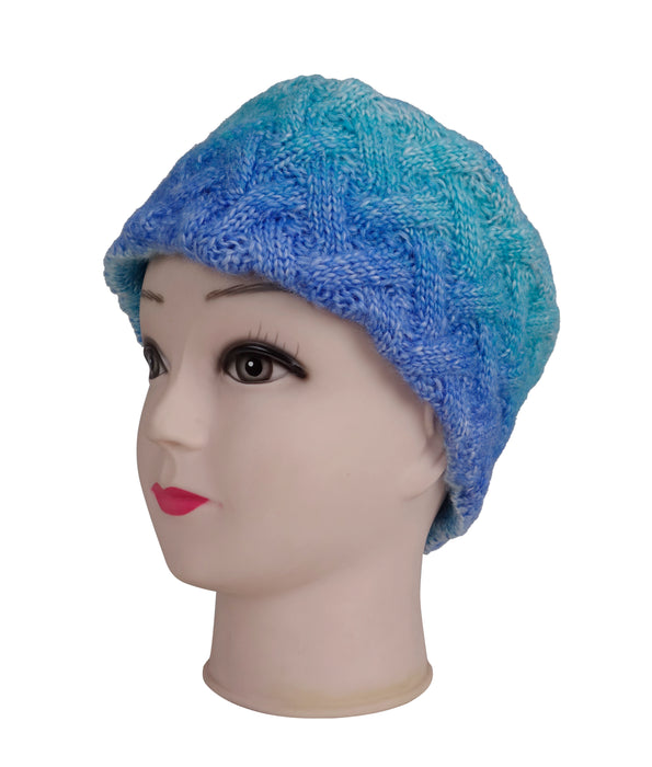 Cassie Ombre Headband Head Wrap blue turquoise