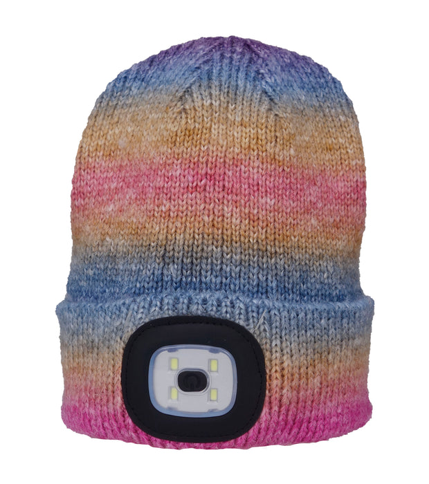 LED Cassie Ombre Beanie Hat multi