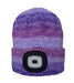 LED Cassie Ombre Beanie Hat purple