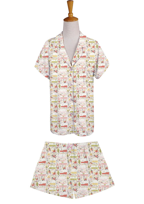 Happy Camper Short Pajama Set
