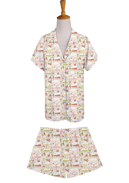 Happy Camper Short Pajama Set