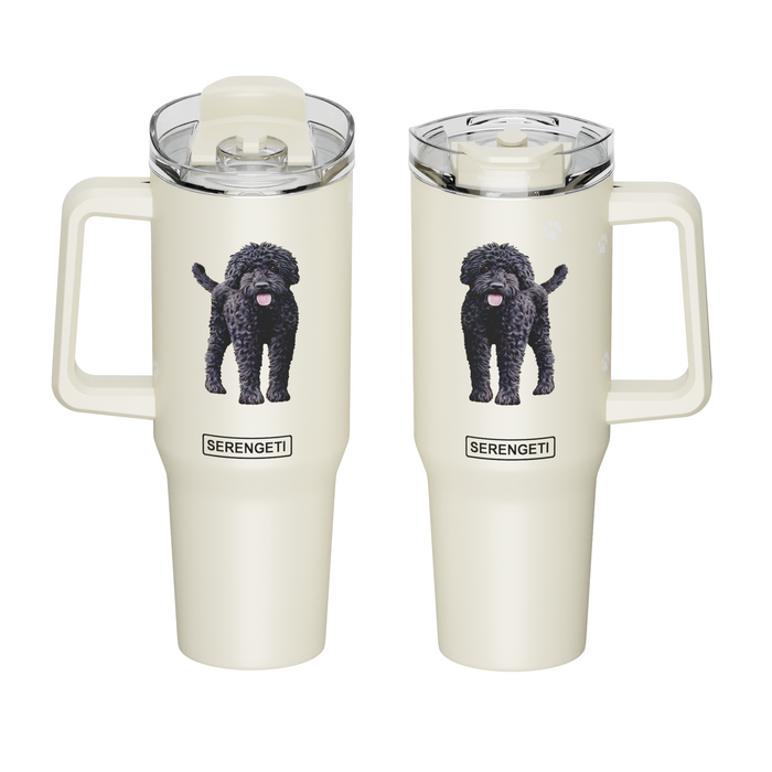 Marti the Border Collie - 40oz Tumbler with Handle in 2023