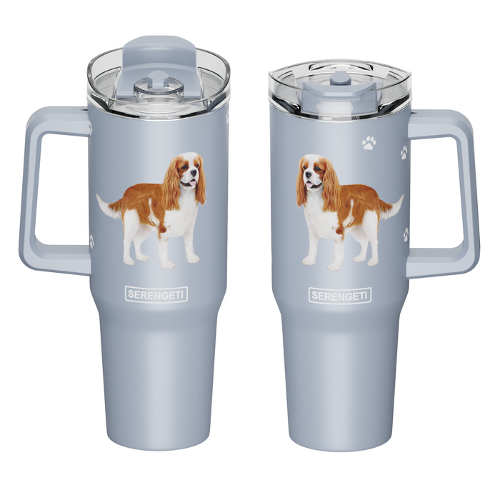 Stainless Dog 40oz Handle Tumbler - Variety of Breeds Available