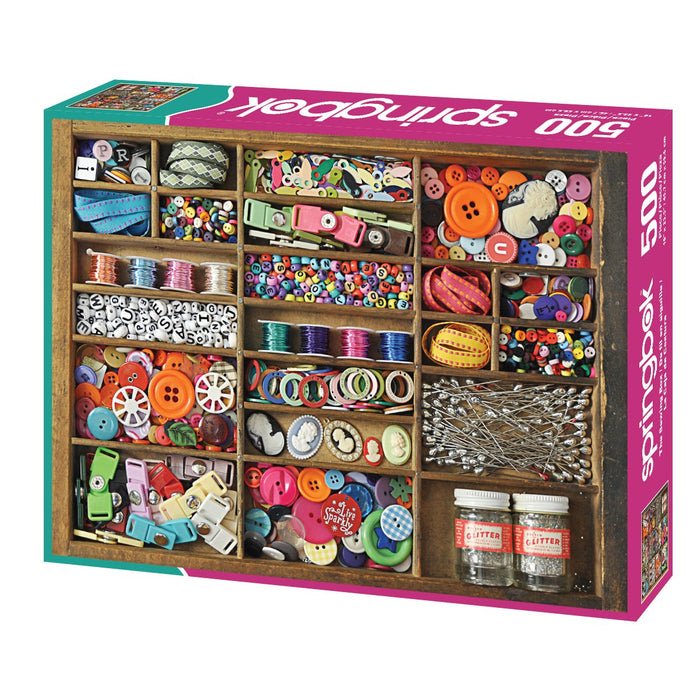 The Sewing Box 500 Piece Jigsaw Puzzle