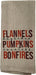 flannels pumpkins bonfires hayrides sweaters tea towel