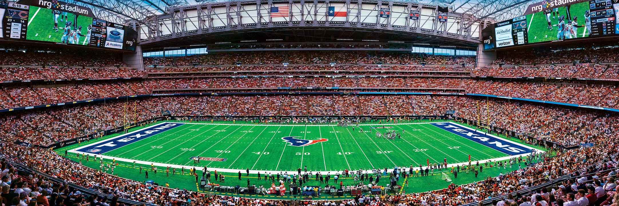 Houston Texans 1000 Piece Panoramic Jigsaw Puzzle — Trudy's Hallmark