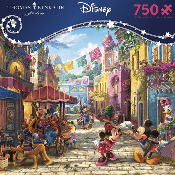 Disney Mickey and Minnie in Mexico 750 Piece Puzzle