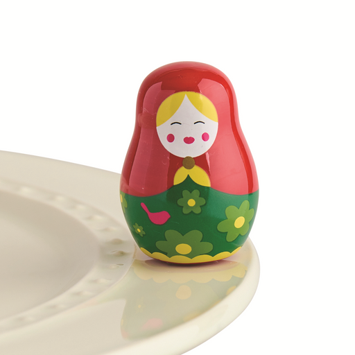 Nora Fleming  all dolled up Nesting Doll Mini