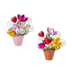 Love Blooms Posy Pots with Acrylic Flowers
