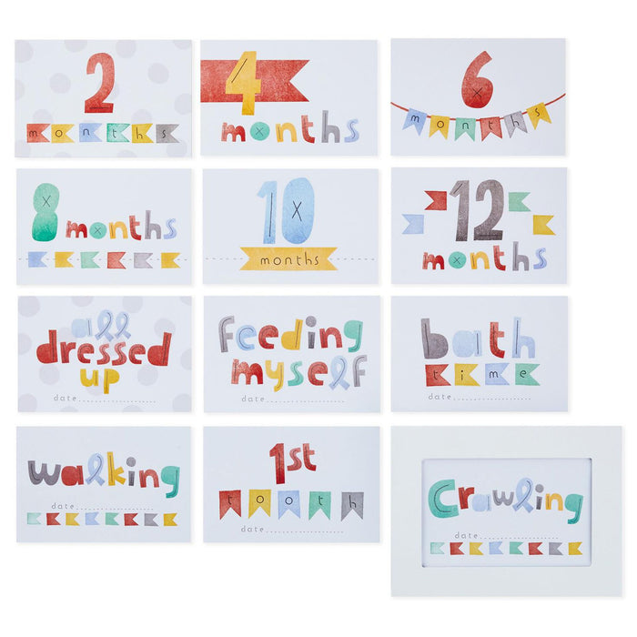 Baby Milestone Card Kit