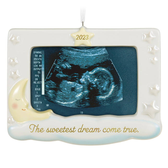 Sweetest Dream Come True 2023 Porcelain Photo Frame Ornament