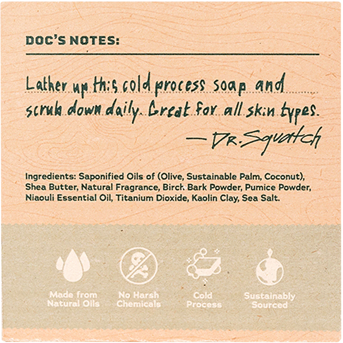 Dr Squatch Birchwood Breeze Bar Soap