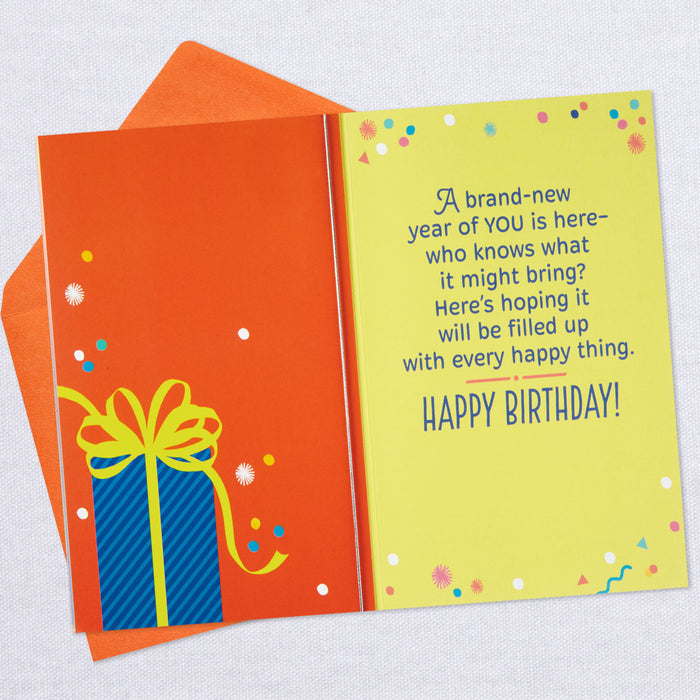 Brand-New Year of You Birthday Card