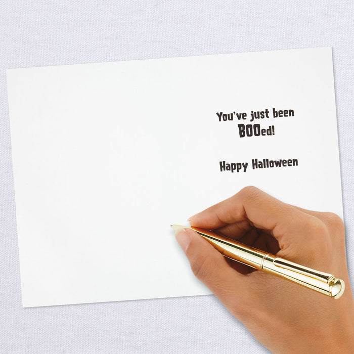 You've Been Booed Ghost Halloween Cards
