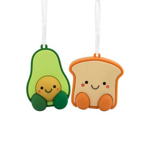 Better Together Avocado and Toast Magnetic Hallmark Ornaments