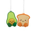 Better Together Avocado and Toast Magnetic Hallmark Ornaments