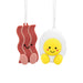 Better Together Bacon and Eggs Magnetic Hallmark Ornaments