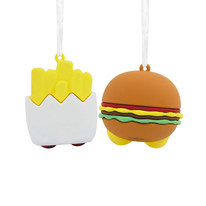 Better Together Burger and Fries Magnetic Hallmark Ornaments