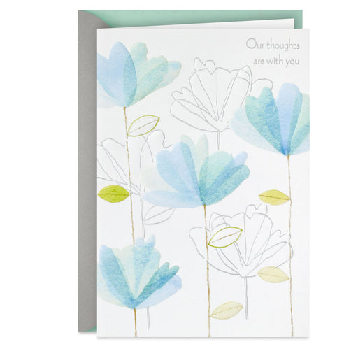 Our Thoughts Are With You Sympathy Card