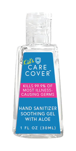 Kids Hand Sanitizer with Blue Camo Caddy