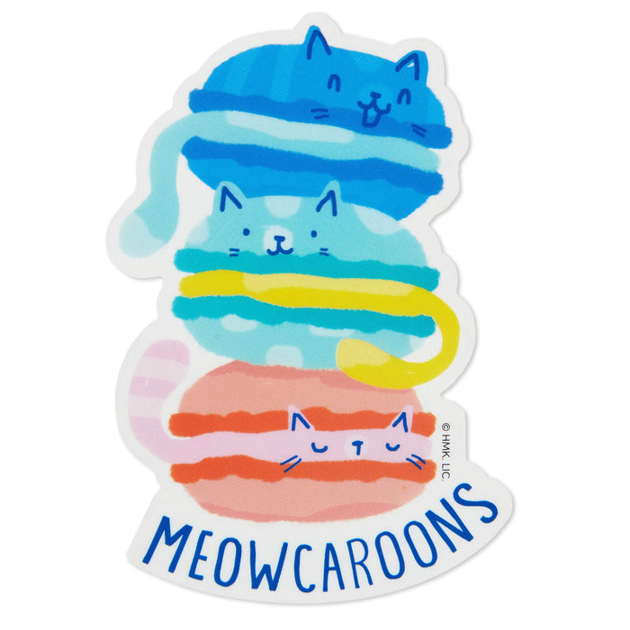 Meowcaroons Kitty Cookies Vinyl Decal