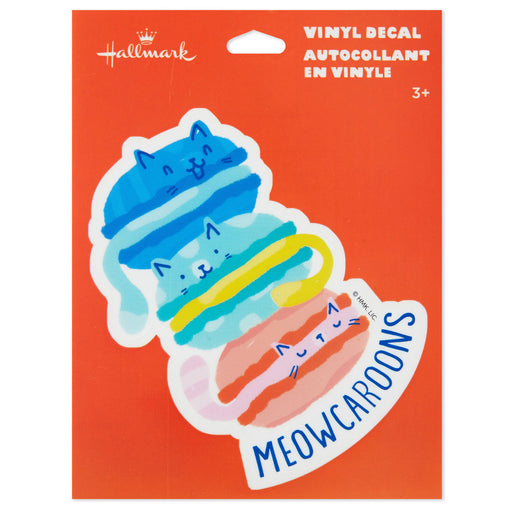 Meowcaroons Kitty Cookies Vinyl Decal