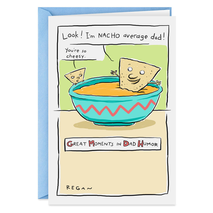 Cheesy Puns Funny Card for Dad