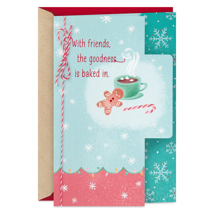 You're a Sweet Part of My Life Christmas Card for Friend
