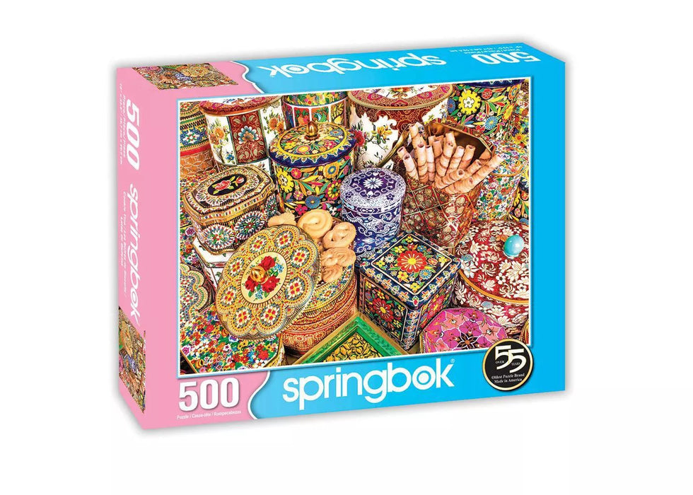 Cookie Tins 500 Piece Jigsaw Puzzle