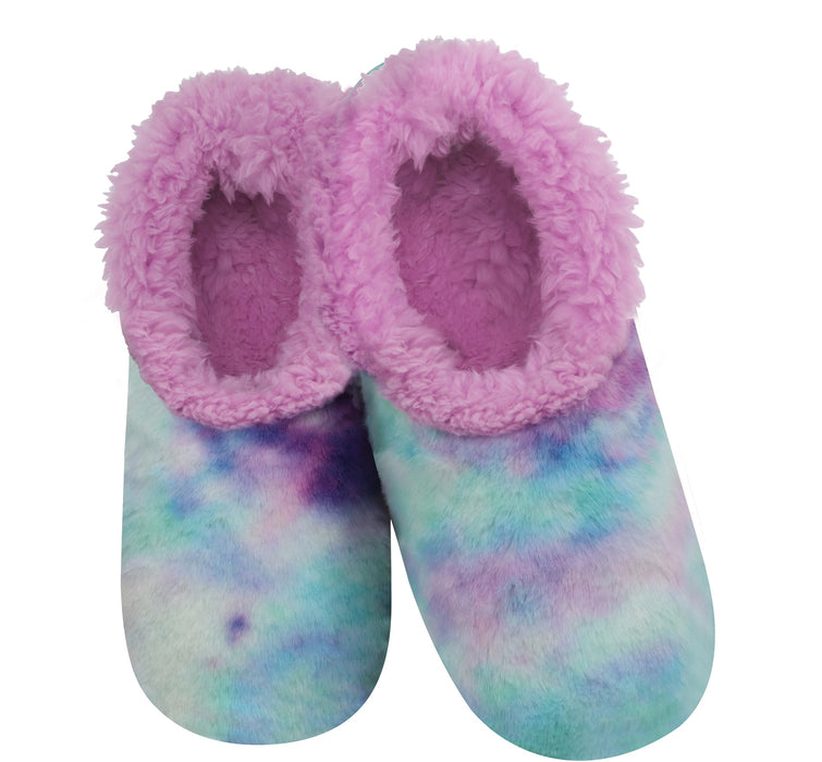 Cotton Candy Tie Dye Snoozies Slippers