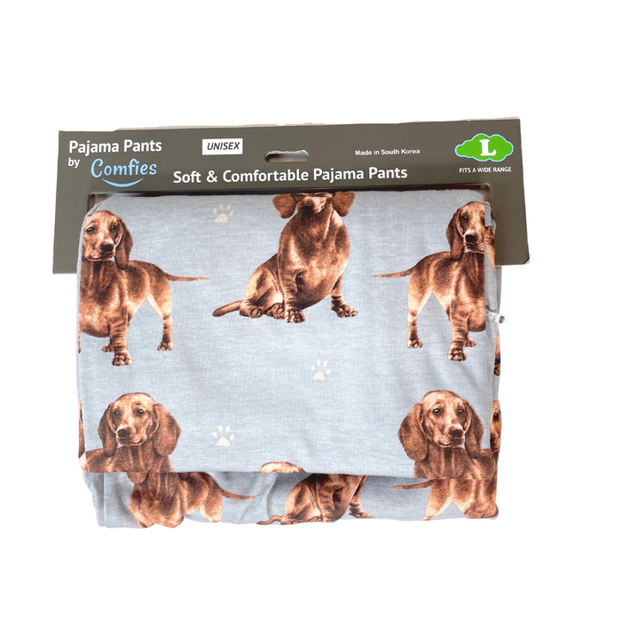 Dog Print Lounge Pants - Dachshund