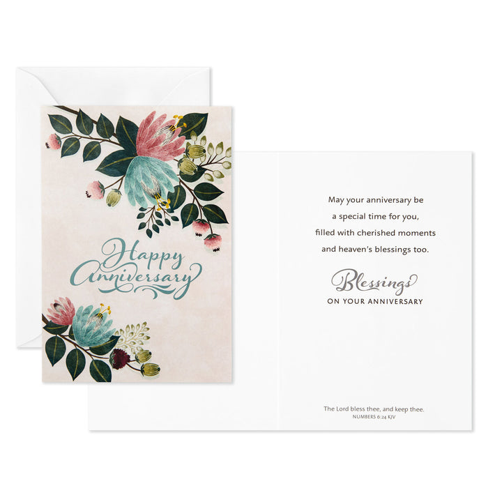 DaySpring Floral Assorted Religious Anniversary Boxed Cards — Trudy's Hallmark dayspring-floral-assorted-religious-anniversary-boxed-cards-trudy-s-hallmark