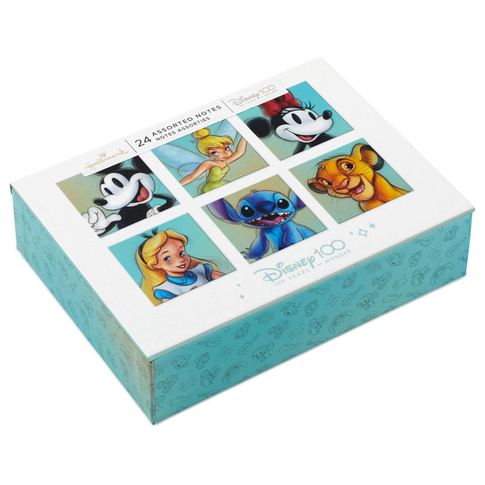Disney 100th Anniversary Boxed Blank Note Cards Assortment