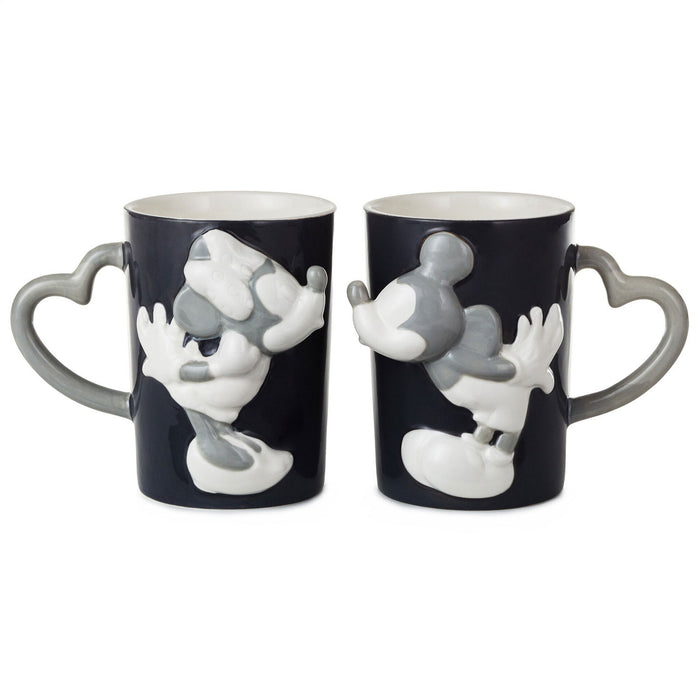 Disney Mickey and Minnie Kissyface Mugs