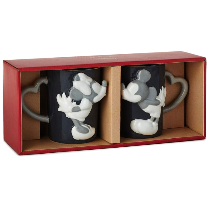 Disney Mickey and Minnie Kissyface Mugs