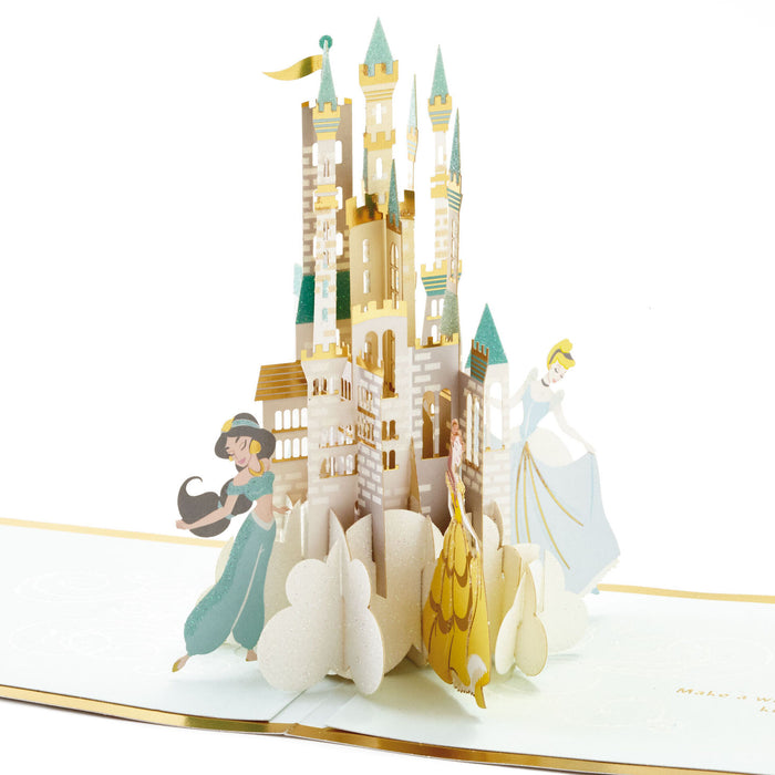 Disney Princess Castle 3D Pop-Up Birthday Card