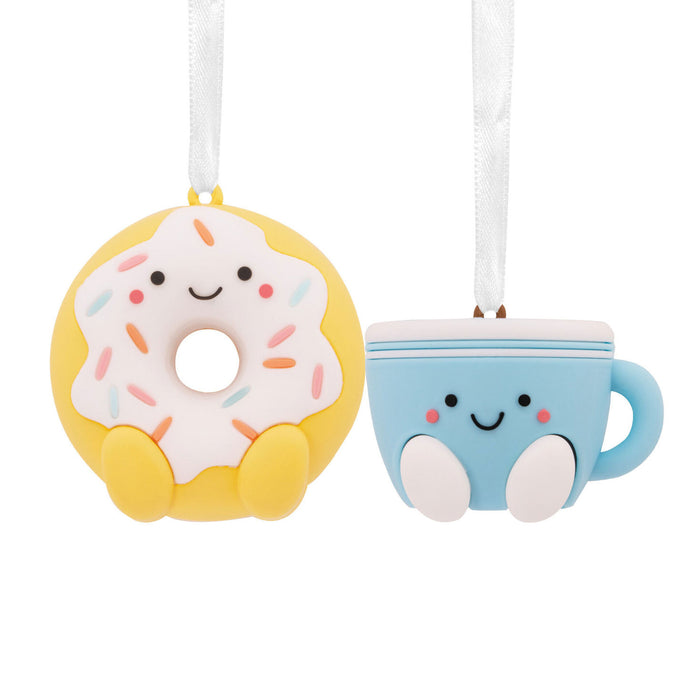 Better Together Donut and Coffee Magnetic Hallmark Ornaments