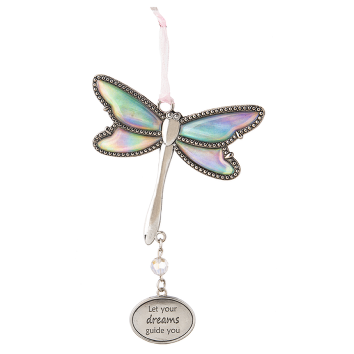 Metal Dreams Guide You Dragonfly Ornament