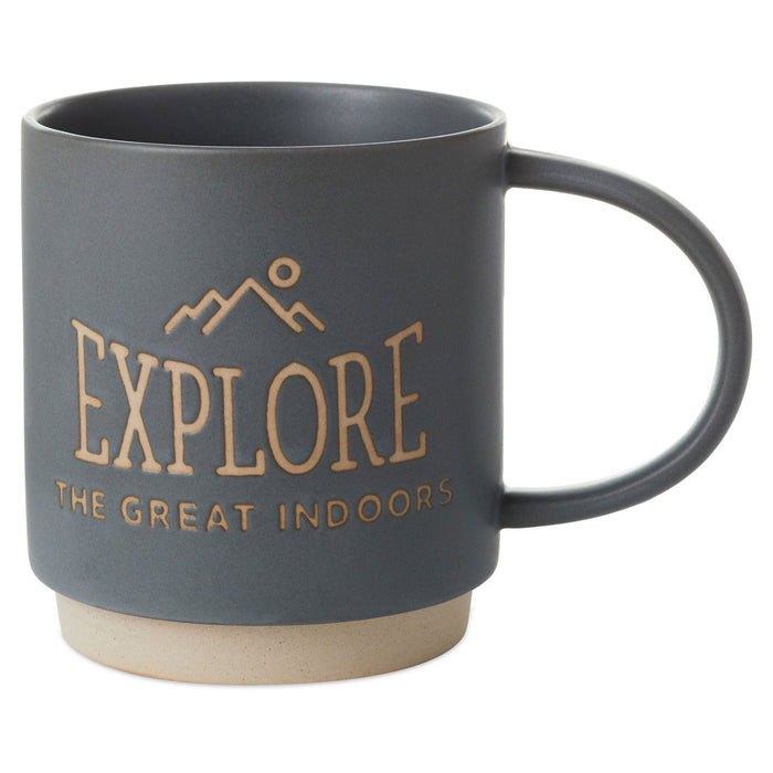 Explore Indoors Funny Mug