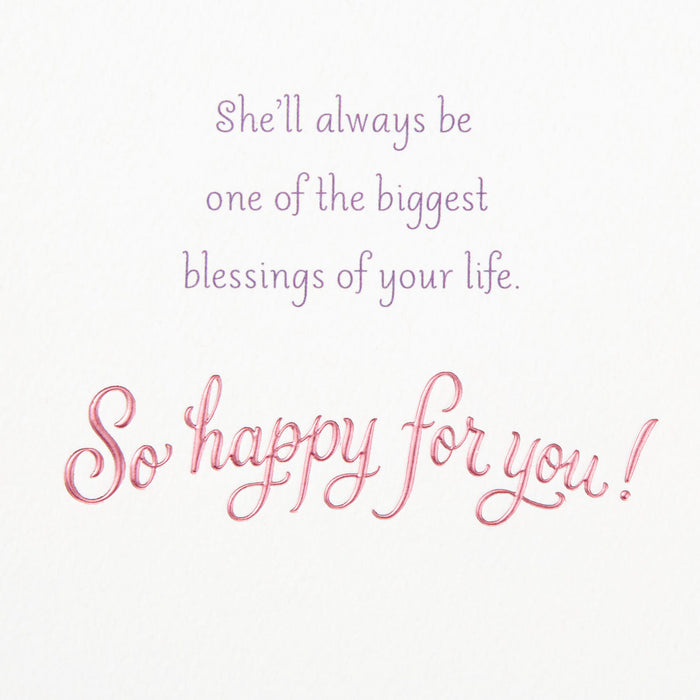 Life's Sweetest Gift New Baby Girl Card