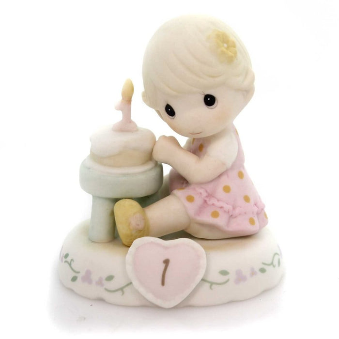 Precious Moments Age 1 Girl Figurine - Blonde