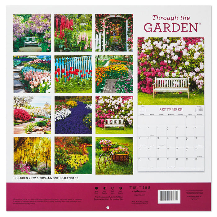 Through the Garden 2023 Wall Calendar