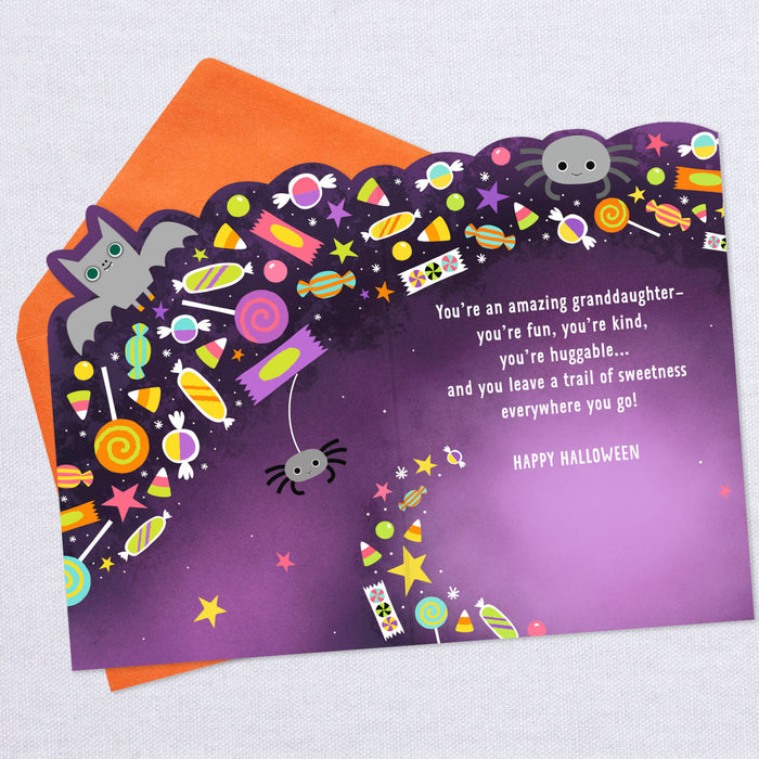 Sweet and Huggable Halloween Card for Granddaughter