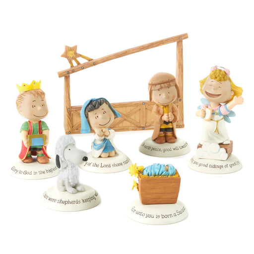 Glad Tidings Peanuts® Nativity Set