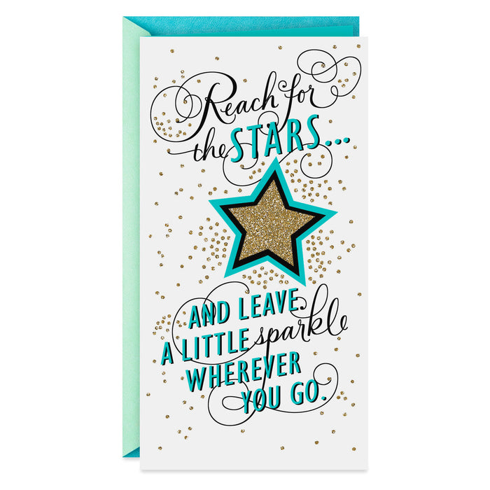 Reach for the Stars Money Holder Congratulations Card